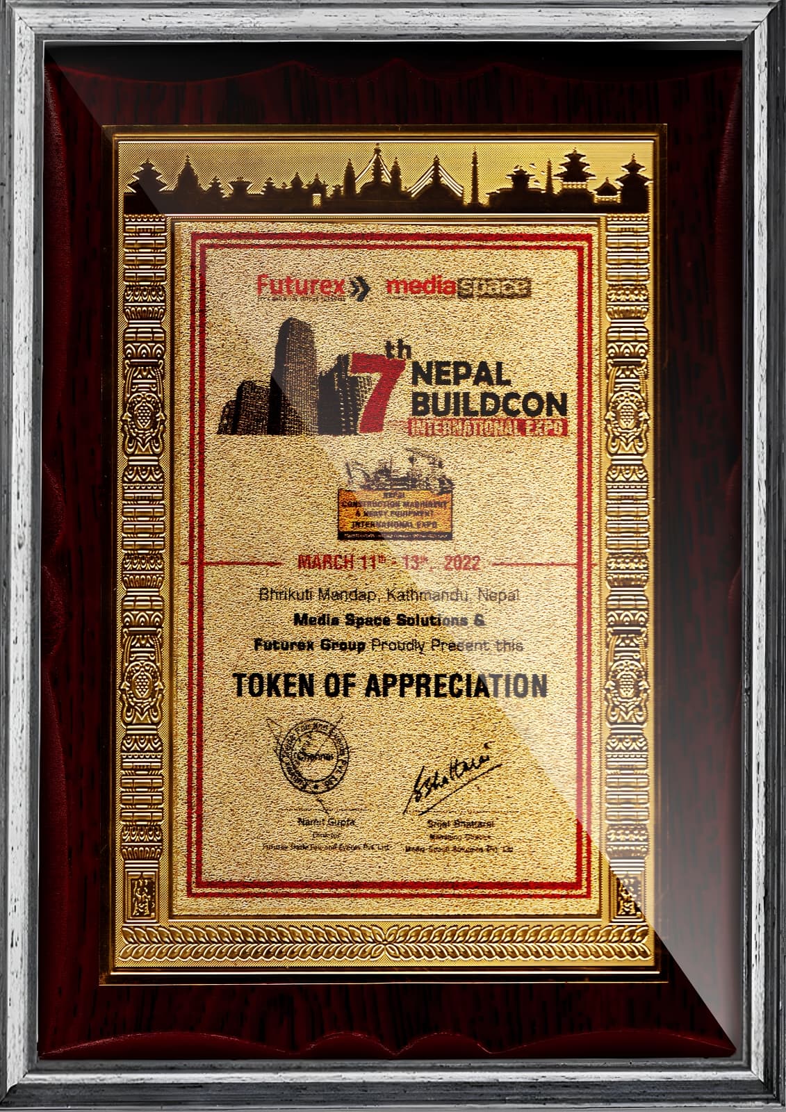 Recognition Certificate
