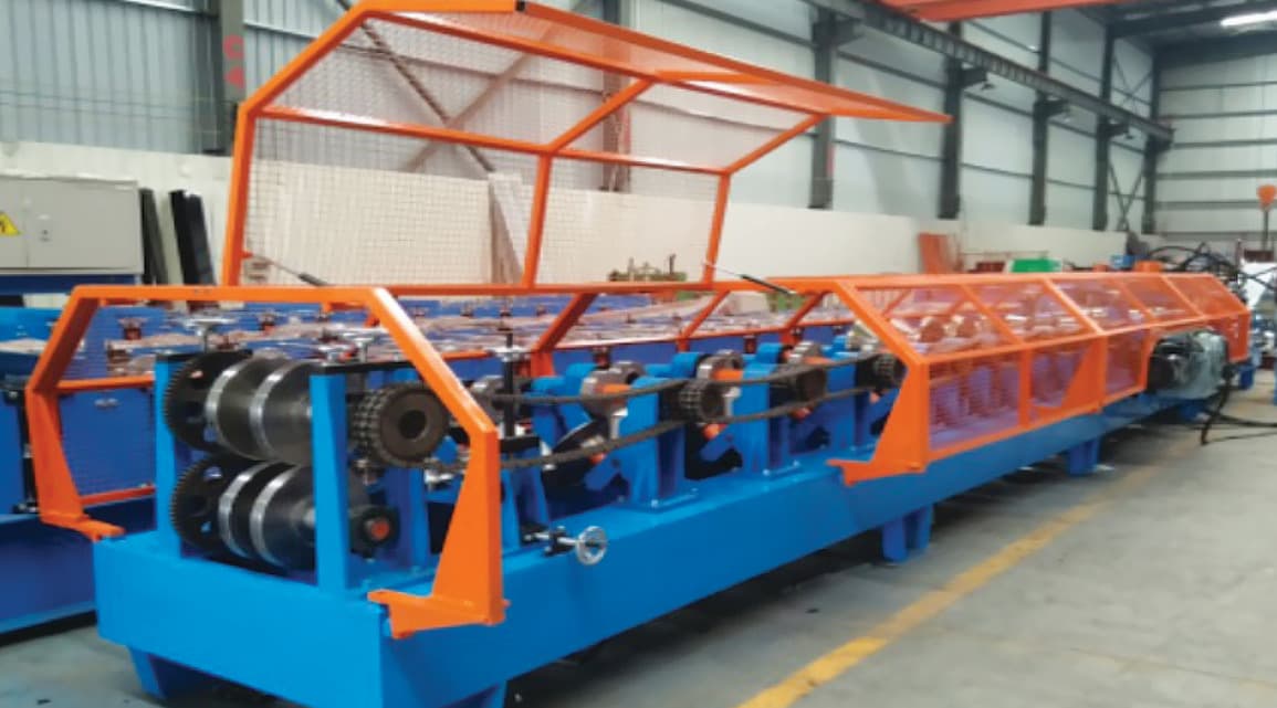 Quick Interchange C & Z Punching Machine at Steelbuild manufacturing facility