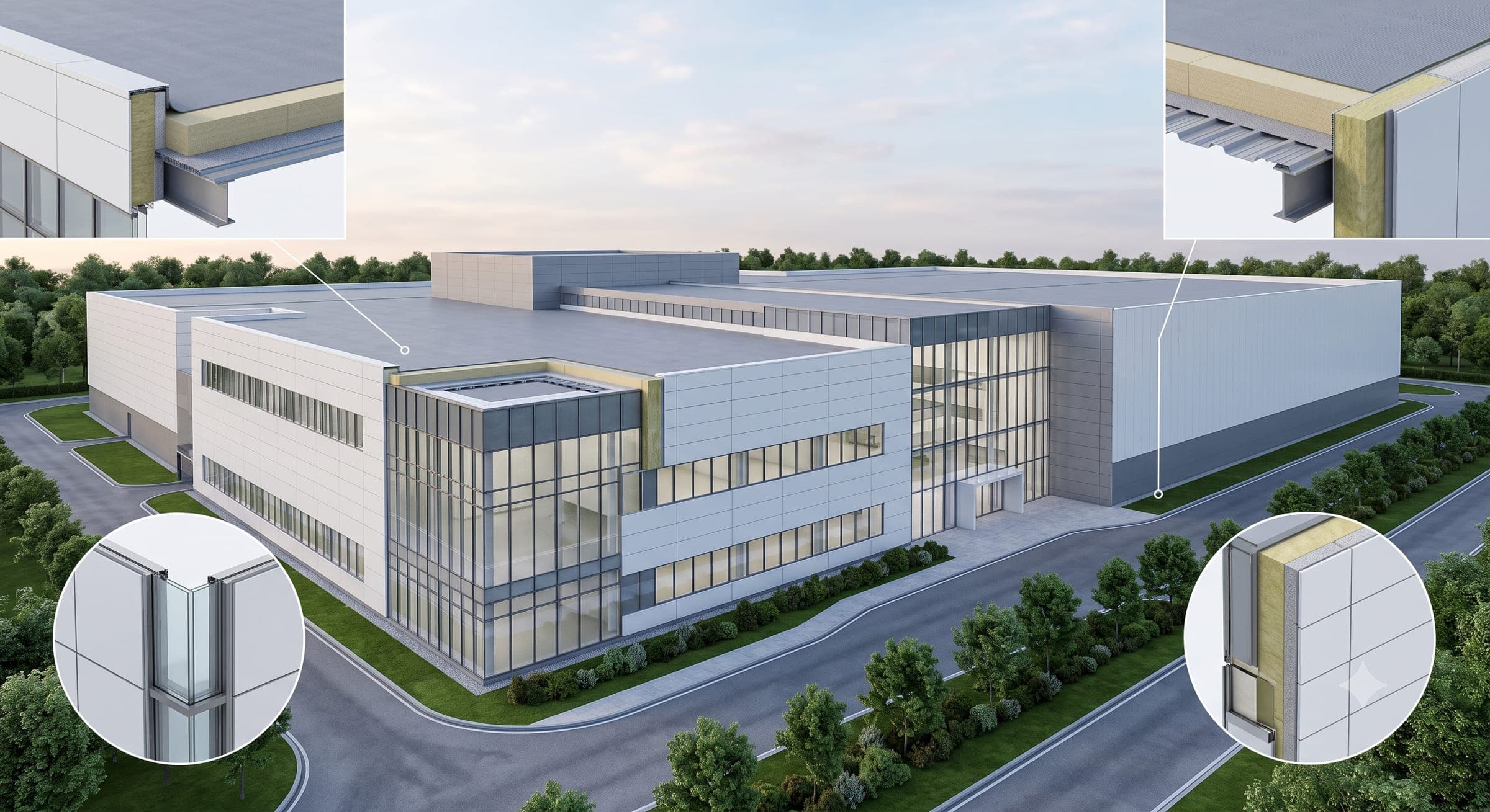 Pharmaceutical Facilities using an independent industrial insulation system