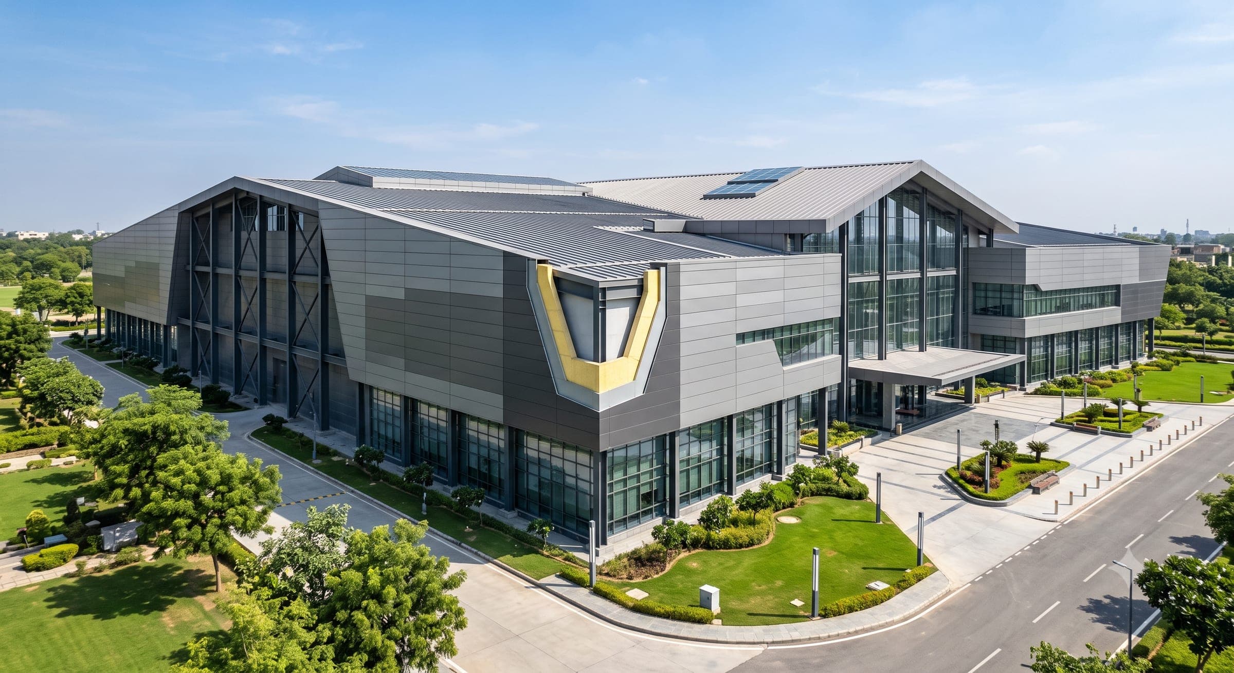 Institutional & Infrastructure Buildings using insulated sandwich panel systems