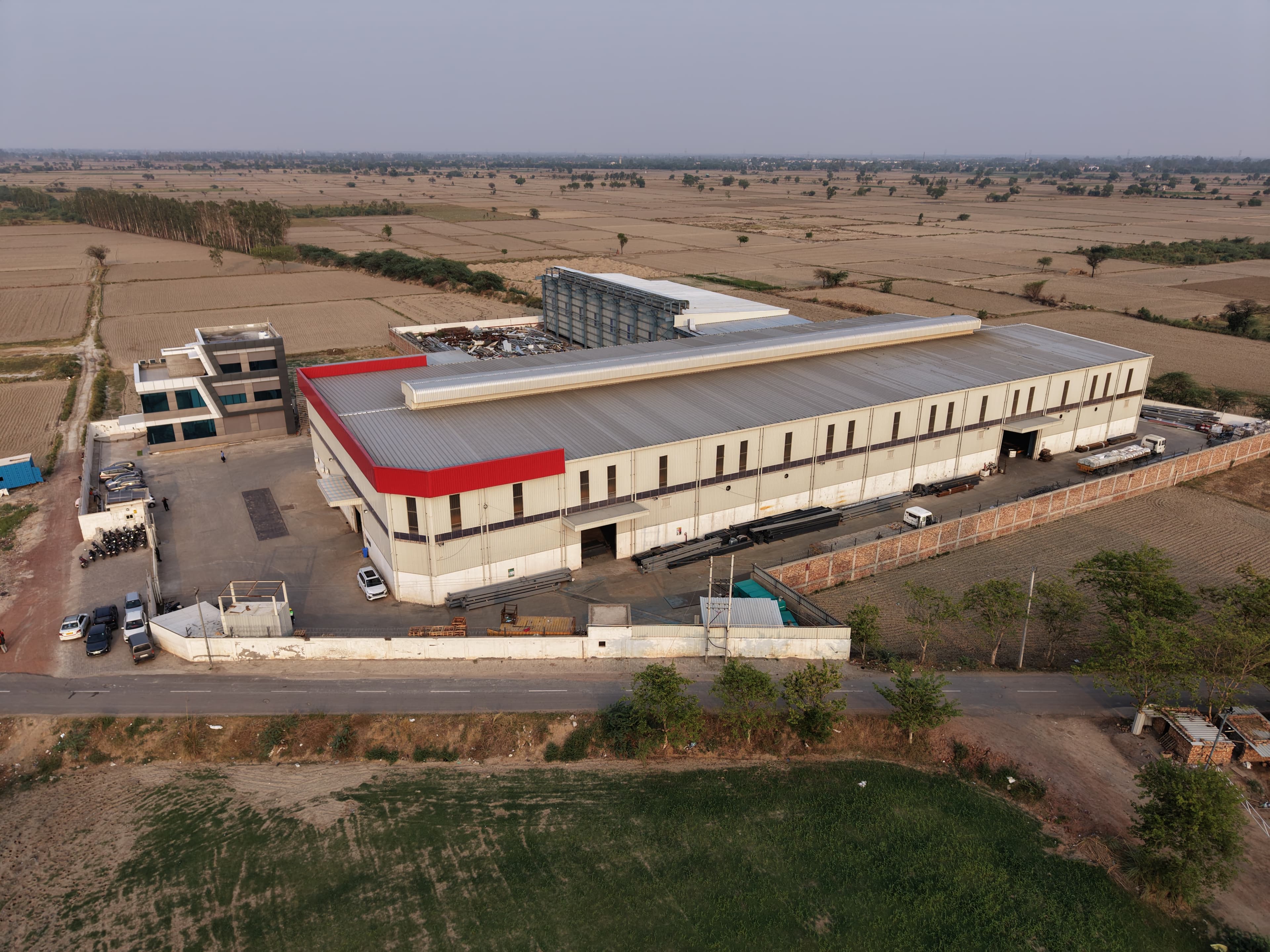 Steelbuild Infra Projects advanced PEB manufacturing facility