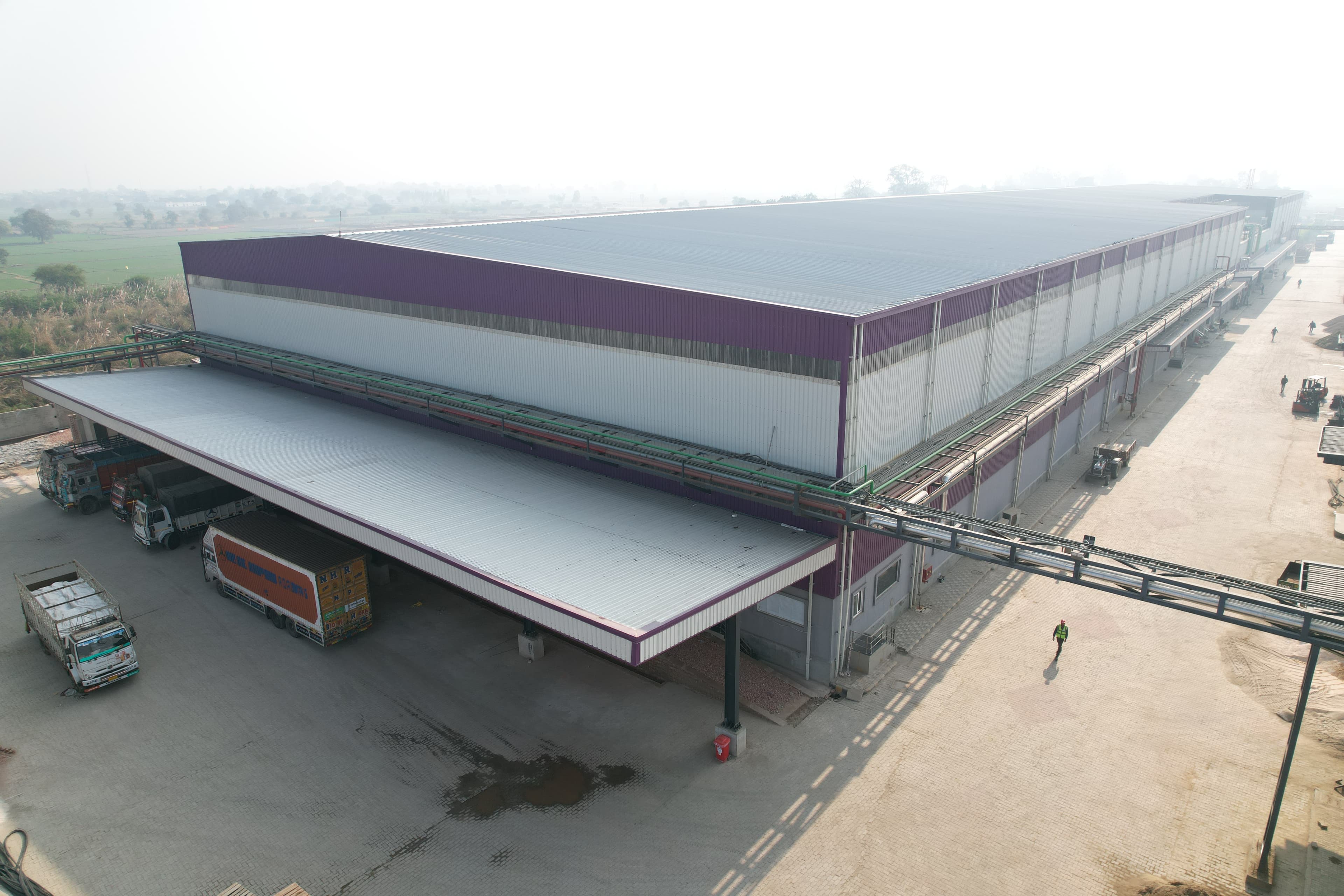 Food Processing Pre-Engineered Building solution by Steelbuild Infra Projects